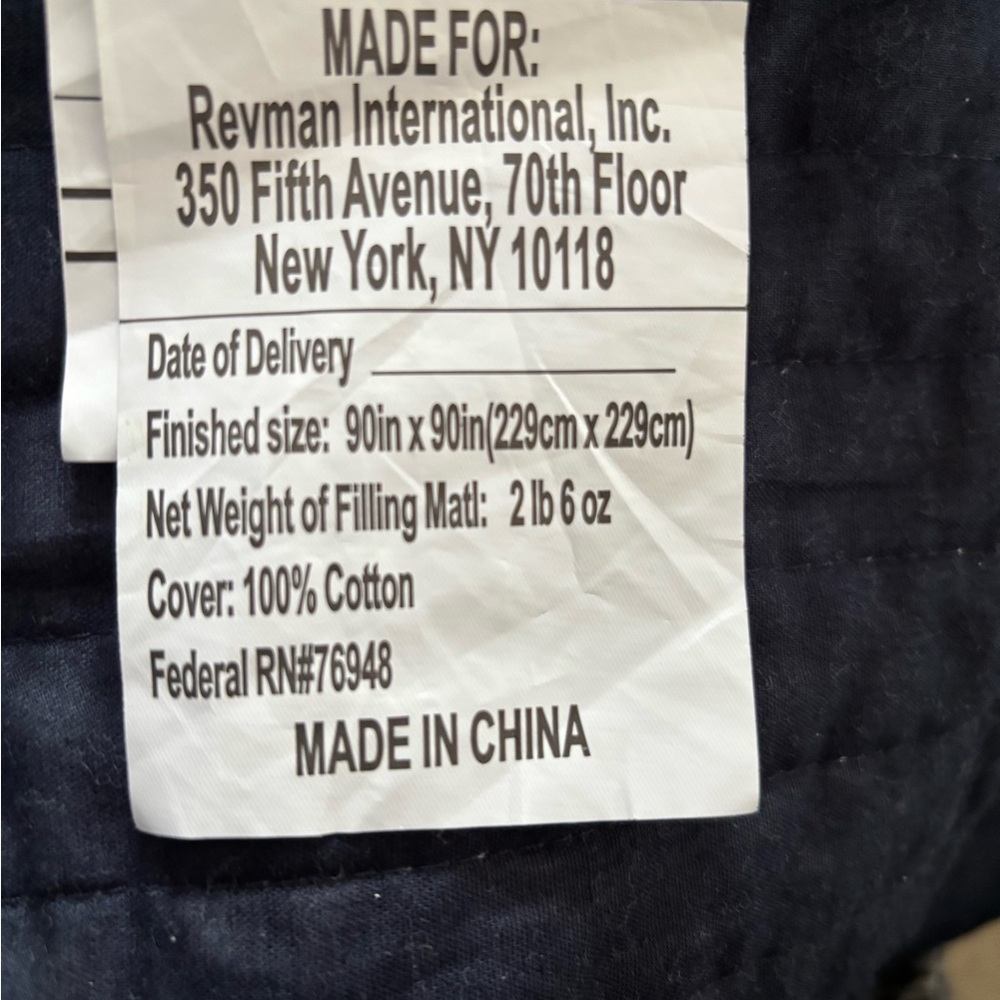 Nautica Blue and Gray Quilted Bedding Set - Picture 6 of 6